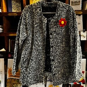 Cynthia Rowley Tweed Coat Jacket, Size S​​​M